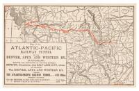 Six ephemeral items relating to the Atlantic-Pacific Railway Tunnel Company efforts to drill a tunnel through the continental divide in Colorado, and the sale of stock for the financing