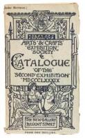 The Arts & Crafts Exhibition Society Catalogue of the Second Exhibition, the New Gallery, 121 Regent St. 1889