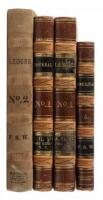 Four manuscript folio ledger books recording the daily accounts of Frank Spencer Witherbee and the management of the estate of his father John Gilman Witherbee