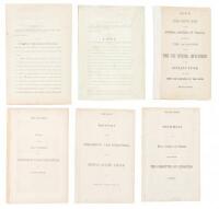 Six printings from the Confederate States during the Civil War
