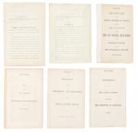 Six printings from the Confederate States during the Civil War