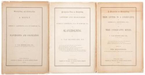 Three pamphlets on Slavery from a Presbyterian viewpoint