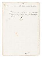 Manuscript petition by Indians in western New Spain accusing a friar of having a lover living with him, whom he claims is just his cook