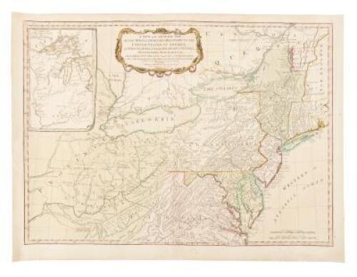 A New and General Map of the Middle Dominions Belonging to the United States of America, viz Virginia, Maryland, The Delaware-Counties, Pennsylvania, New Jersey &c.