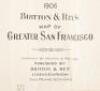 1906 Britton & Rey's Map of Greater San Francisco - 2