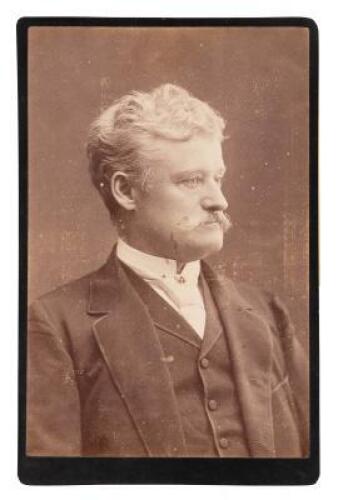 Cabinet card of John Franklin Swift, American politician and author