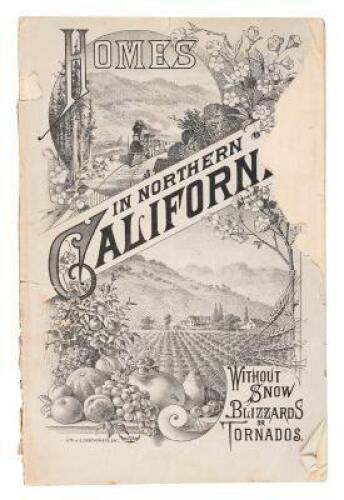 Northern California, a description of its soil, climate, productions, markets, occupied and unoccupied lands. Homes in a winterless climate, where all the products of the temperate and semi-tropic zones grow to perfection