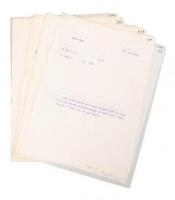 Fifty sheets of 1916-17 miners' payroll