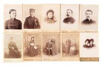 Collection of 10 Cabinet Card Photographs featuring the Salvation Army