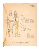 Program and Menu. Grand Gala Franco-Russe / Au Casino Municipal, Cannes