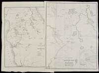 Two maps of Seat of War in Florida in 1836