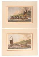 Two plates from Troisième Voyage de Cook, ou Voyage à l'Océan Pacifique