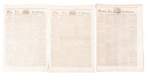 Six issues of the Alta California