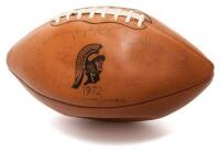 Football signed by the 1972 USC football team - with 45 autographs