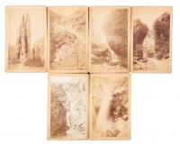 Twelve cabinet photographs of Colorado Springs