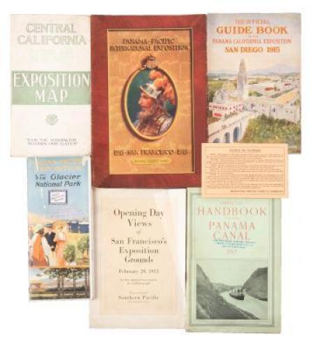 Lot of materials related to the 1915 Panama Pacific International Exposition