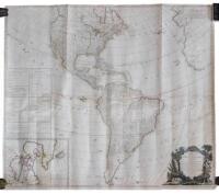 A New Map of the Whole Continent of America, Divided into North and South and West Indies. Wherein are Exactly Described the United States of North America, as well as the several European Possessions according to the Preliminaries of Peace signed at Vers