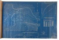 Five blueprint maps, plans, and schematics for Webber [sic] Creek Dam and related infrastructure, in El Dorado County, California, along with the contract for the Public Works Bond held by New York Indemnity Company