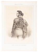 Ten original bullfighter portrait lithographs