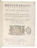 Dissertations qui peuvent servir de prolégomenes de l'ecriture Sainte... - 2