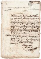 Legal dossier for a Cuban patent relating to an invention to cut and pack tobacco for export