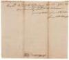 Manuscript Document Signed by Charles Biddle as Vice President of the Supreme Executive Council of Pennsylvania, presided over by Benjamin Franklin, offering aid to Chinese sailors in U.S. - 6