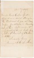 Uncle Tom's Cabin - Rare First Edition with lengthy Autograph Note Signed in full about the book&rsquo;s publication