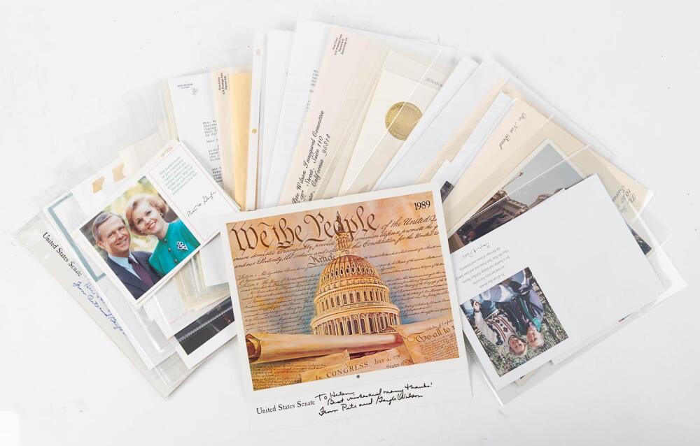 Archive of letters from Pete Wilson as Mayor of San Diego, U.S. Senator ...