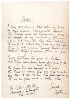 "Protest" - Autograph poem, inscribed and signed by Countee Cullen