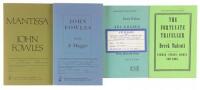Four advance proofs by John Fowles [and] Derek Walcott