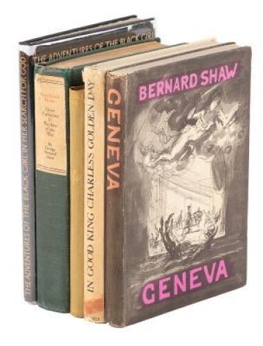 Five volumes by George Bernard Shaw