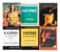 Six titles from the Pocket Poet Series all signed by publisher Lawrence Ferlinghetti