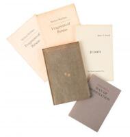 Four poetry titles, signed