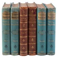 Six volumes from The Strand Magazine - some with first appearances of [The Adventures of Sherlock Holmes]