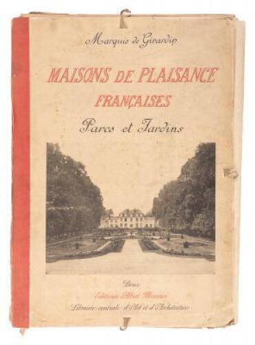 Maisons de Plaisance Françaises: Parcs et Jardins. L'Ile de France.