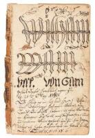 [1777-1780 German-Language Religious Manuscript owned by the Wheaton Family of New York City, mainly during the Revolutionary War Years].
