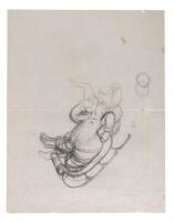 Original Sketch of Santa Claus From The Christmas Santa Almost Missed