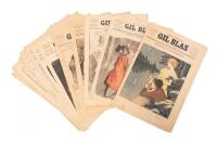 Color lithographs from Gil Blas and other Parisian periodicals