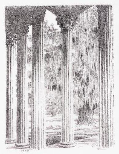 Original drawing from illustration to Blood Communion by Anne Rice