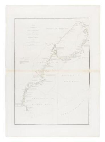 Two maps and a sheet of coastal views of China, from the atlas to Staunton's Embassy to China