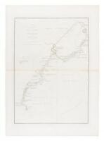 Two maps and a sheet of coastal views of China, from the atlas to Staunton's Embassy to China