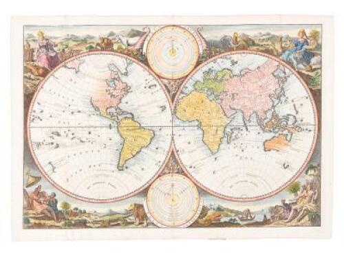 [Untitled map of the world, from a Dutch Bible]