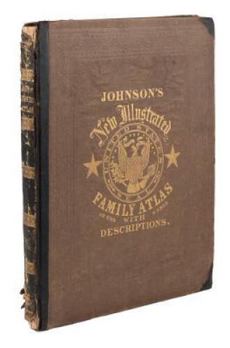 Johnson's New Illustrated Family Atlas of the World...with Descriptions, Geographical, Statistical, and Historical, Including the Latest Federal Census, and the Existing Religious Denominations in the World