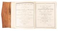 Cary's New map of England and Wales, With Part of Scotland. On which are carefully laid down all the direct and principal cross roads, the course of the rivers and the navigable canals, cities, market and burough towns, parishes, and most considerable ham