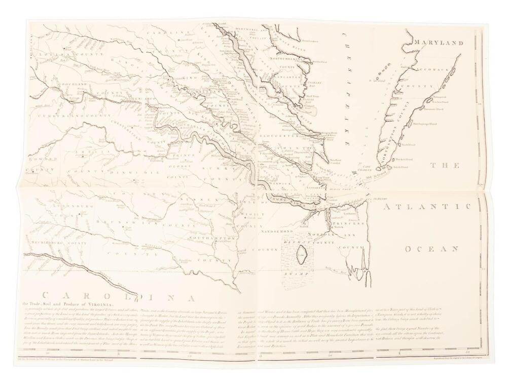 The John Henry County Map of Virginia, 1770