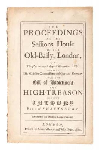 The Proceedings at the Sessions House in the Old-Baily, London, on Thursday the 24th day of November, 1861