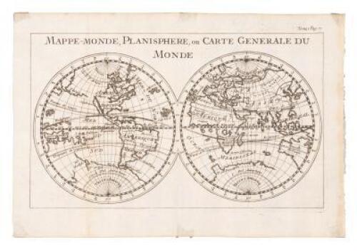 Mappe-Monde, Planisphere ou Carte Generale du Monde