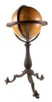 Terrestrial Globe, 16" in diameter, on metal stand