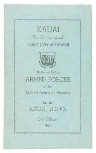 Kauai, &ldquo;The Garden Island&rdquo;, Territory of Hawaii &ndash; World War II guidebook for US military