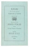 Kauai, “The Garden Island”, Territory of Hawaii – World War II guidebook for US military